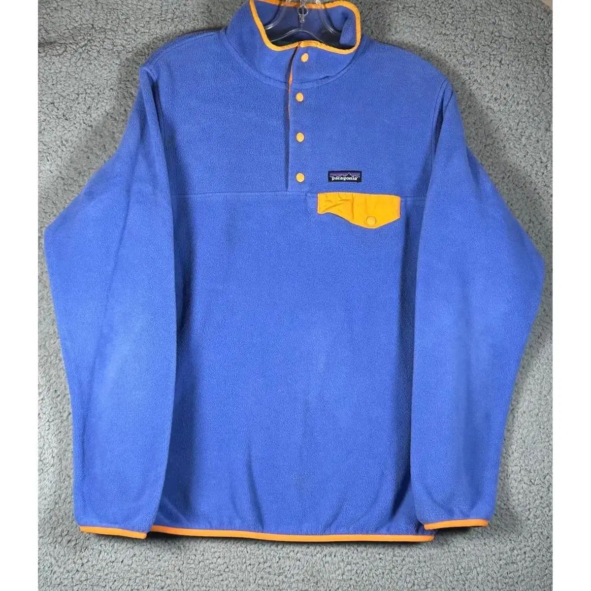 パタゴニア Synchilla シンチラ スナップ-T ブルー|黄色