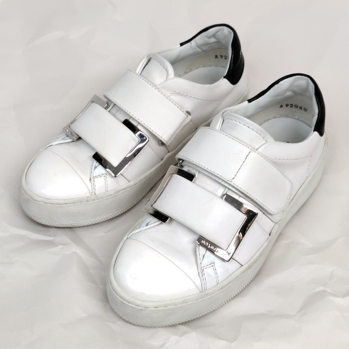 Sergio Rossi セルジオロッシ スニーカー 34 sr1 バックル ベルクロ