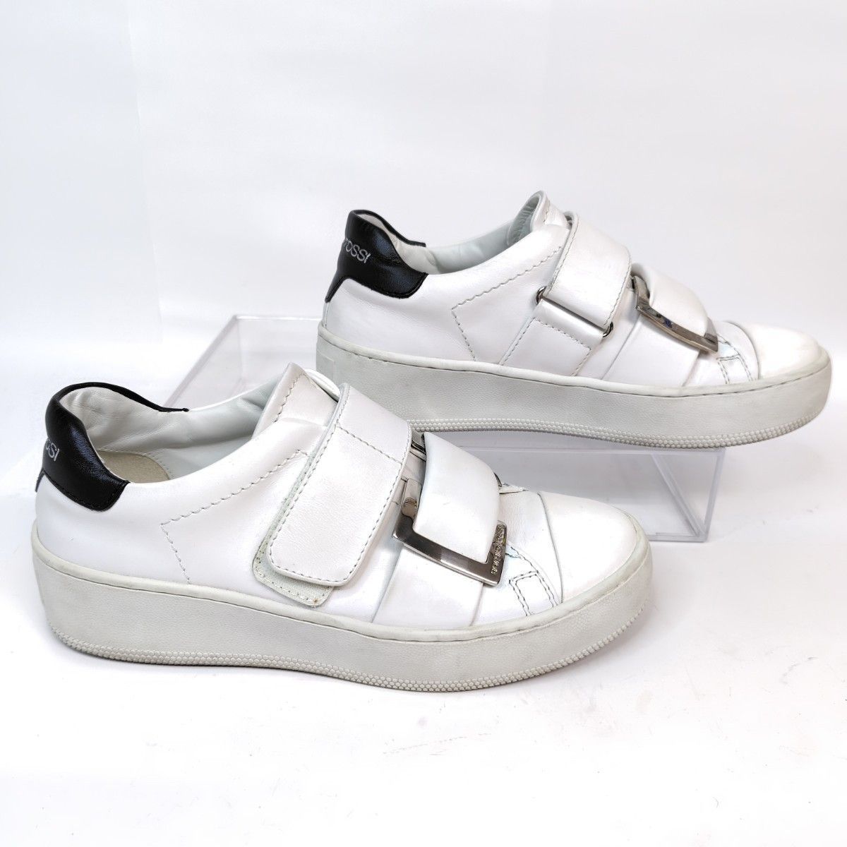 Sergio Rossi セルジオロッシ スニーカー 34 sr1 バックル ベルクロ