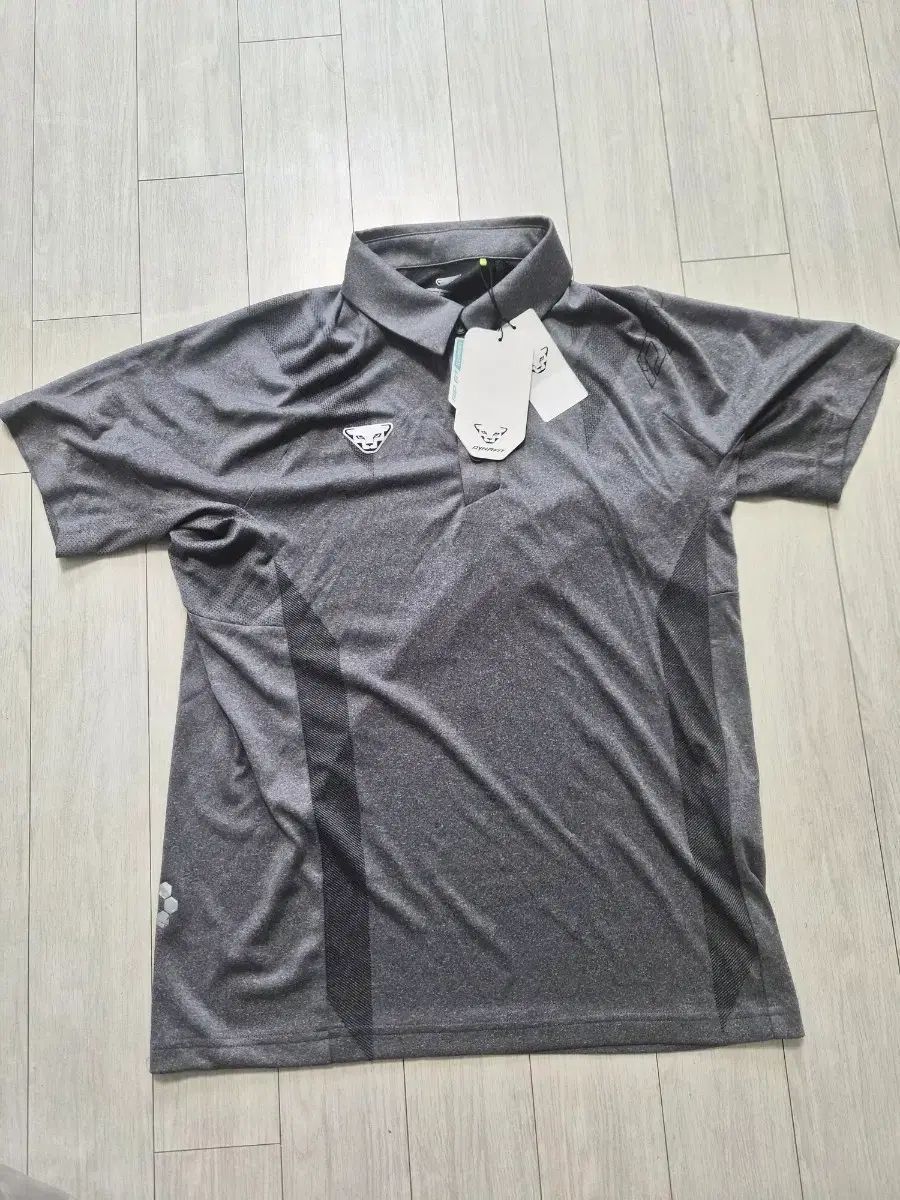 DYNAFIT ディナフィット 機能性 カラーネック 半袖 グレー M 95