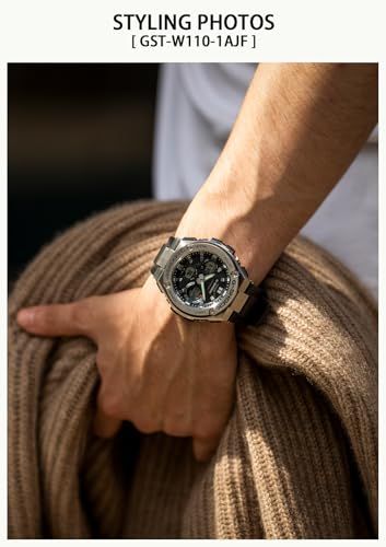 カシオ 腕時計 ジーショック G STEEL 電波ソーラー GST W 110 D 1 A 9 JF メンズ シルバー 7 f 0 e 88 5