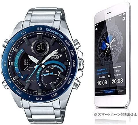 EDIFICE エディフィス CASIO カシオ Bluetooth ブルートゥース スマホ連動 タフソーラー ECB 900 DB 1 B クロノグラフ カレンダー アナログ デジタル ブラック ブルー ビジネスウォッチ スポーツウォッチ ステ 7 0 a 63 e その他 キッチン 食器
