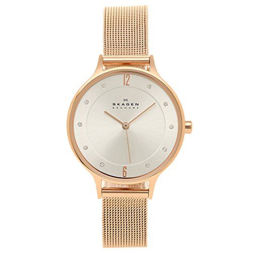 スカーゲン 時計 レディース アニタ 30 mm メッシュベルト クォーツ SKAGEN 1 SKW 2151 ローズゴールド 並行輸入品 503 ce 729