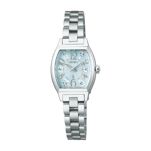 セイコーウオッチ LUKIA ルキア クオーツ Happy Collection トノー型アナログクオーツ 文字盤ブルー SSWA 011 レディス シルバー 86 f 13 da 5