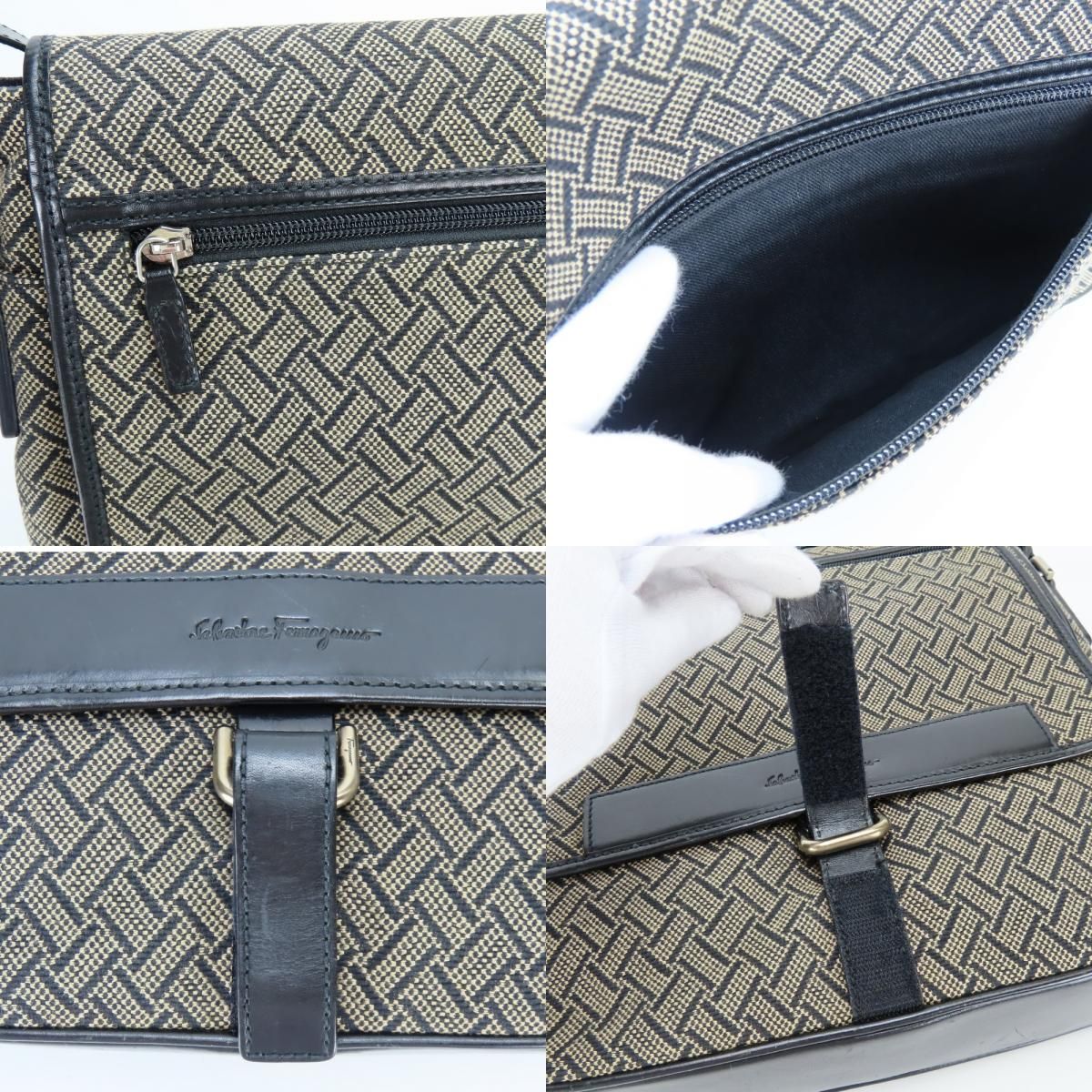中古】 サルヴァトーレフェラガモ ショルダーバッグ FB-24 5020 