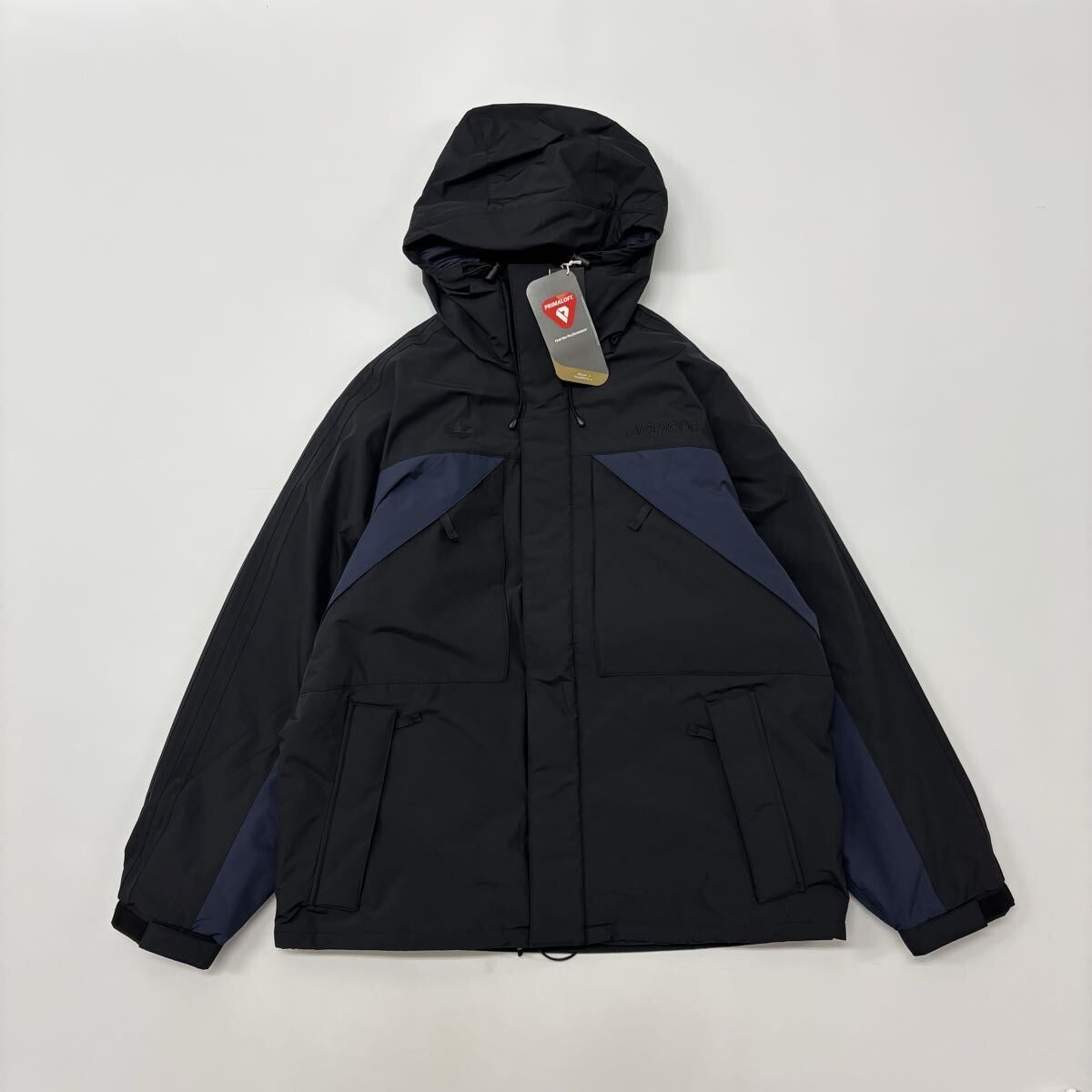25 aw 2025 everyone エブリワン x adidas アディダス Optimal PrimaLoft プリマロフト 中綿 ジャケット ブラック サイズ L 801-0310