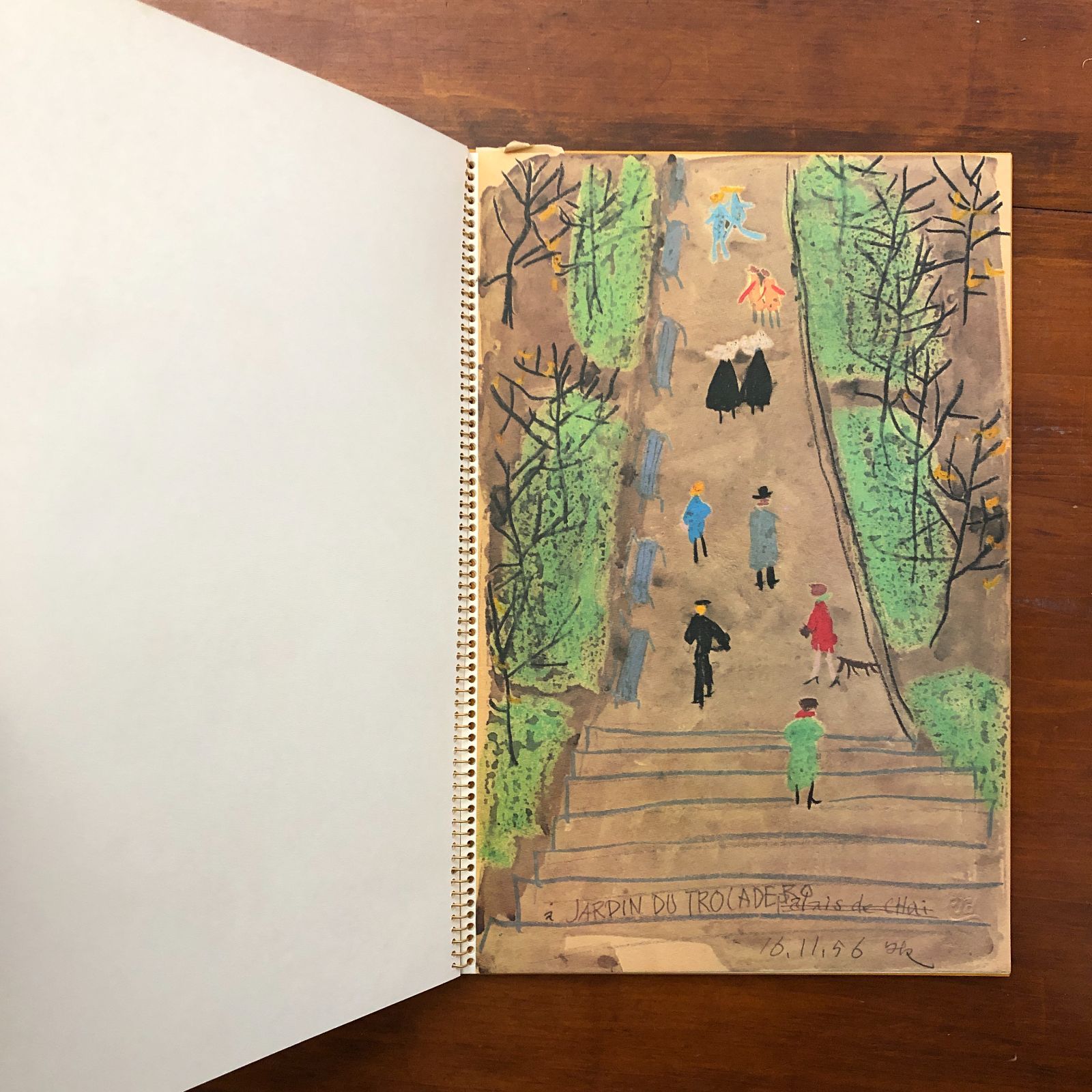 香月泰男スケッチ集 パリ篇1・2 2冊 香月泰男 求龍堂 1972年 ☆画集