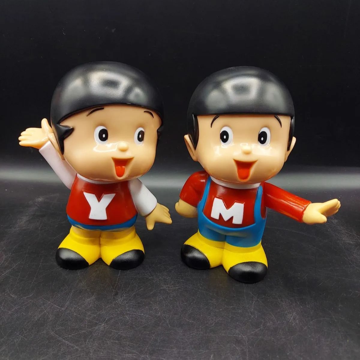 レトロ ヤン坊 マー坊 貯金箱 2体セット ソフビ 貯金箱 - メルカリ