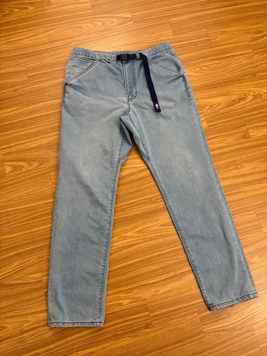 34 ザノースフェイス パープルラベル デニム パンツ