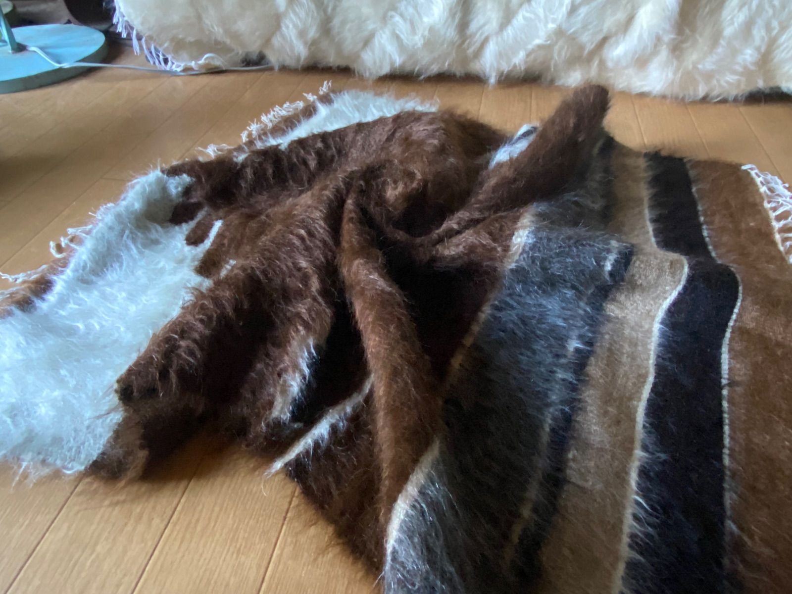 艶々感が違う！40年ほど前に織られたセミアンティークシイルトバッタ