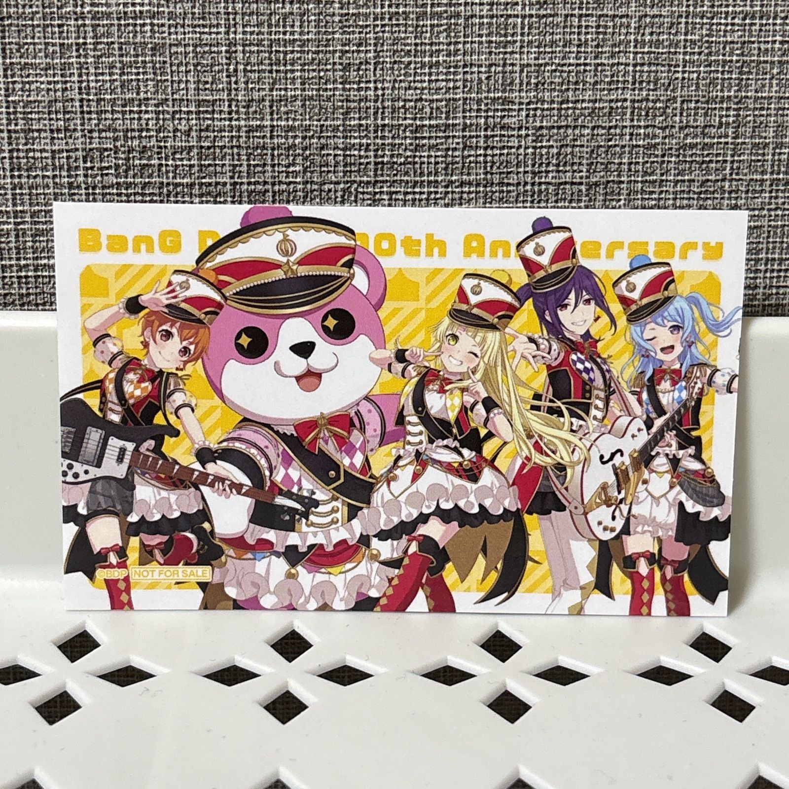 バンドリ 10th Anniversary 記念 POPUP 特典 ステッカー ハロハピ 弦巻