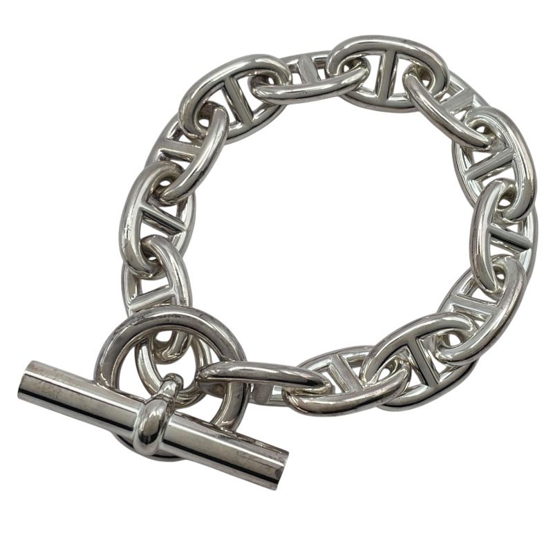 エルメス HERMES シェーヌダンクルTGM 13コマ シルバー Ag 925 ジュエリー