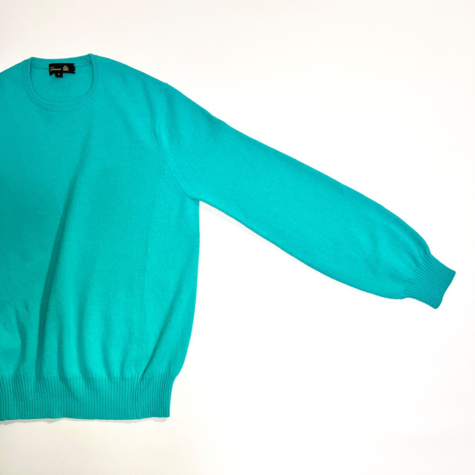 ch82 Drawer 14ゲージクルーネックプルオーバー 14G カシミヤ クルー