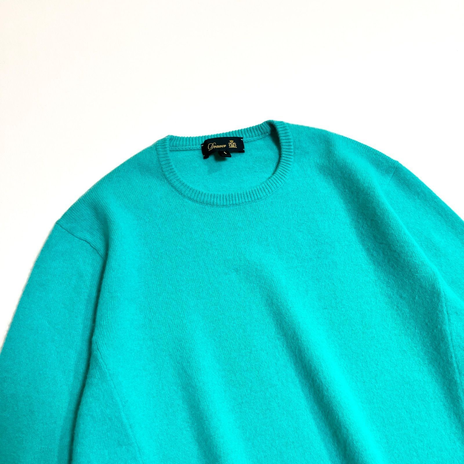 ch82 Drawer 14ゲージクルーネックプルオーバー 14G カシミヤ クルー