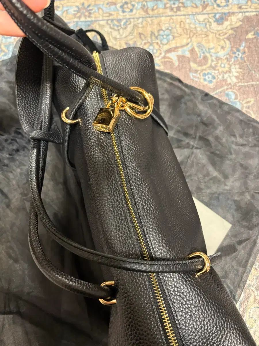 714センター 麻バッグ GOLD