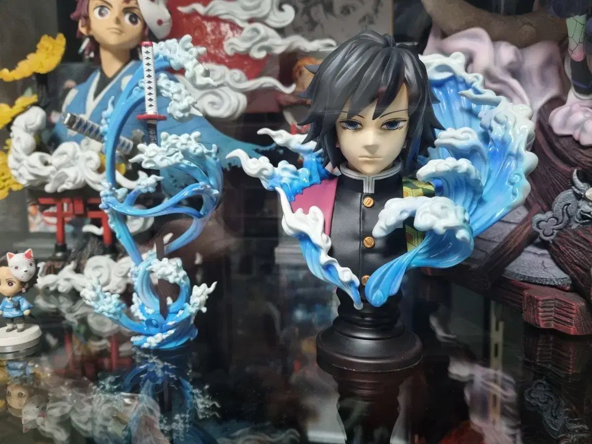 鬼滅の刃 レジン 冨岡 義勇 フィギュア 胸像