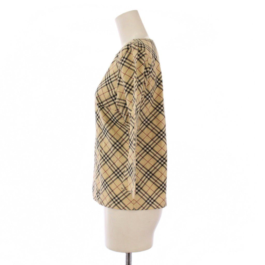 バーバリー ロンドン BURBERRY LONDON カットソー 七分袖 ボートネック