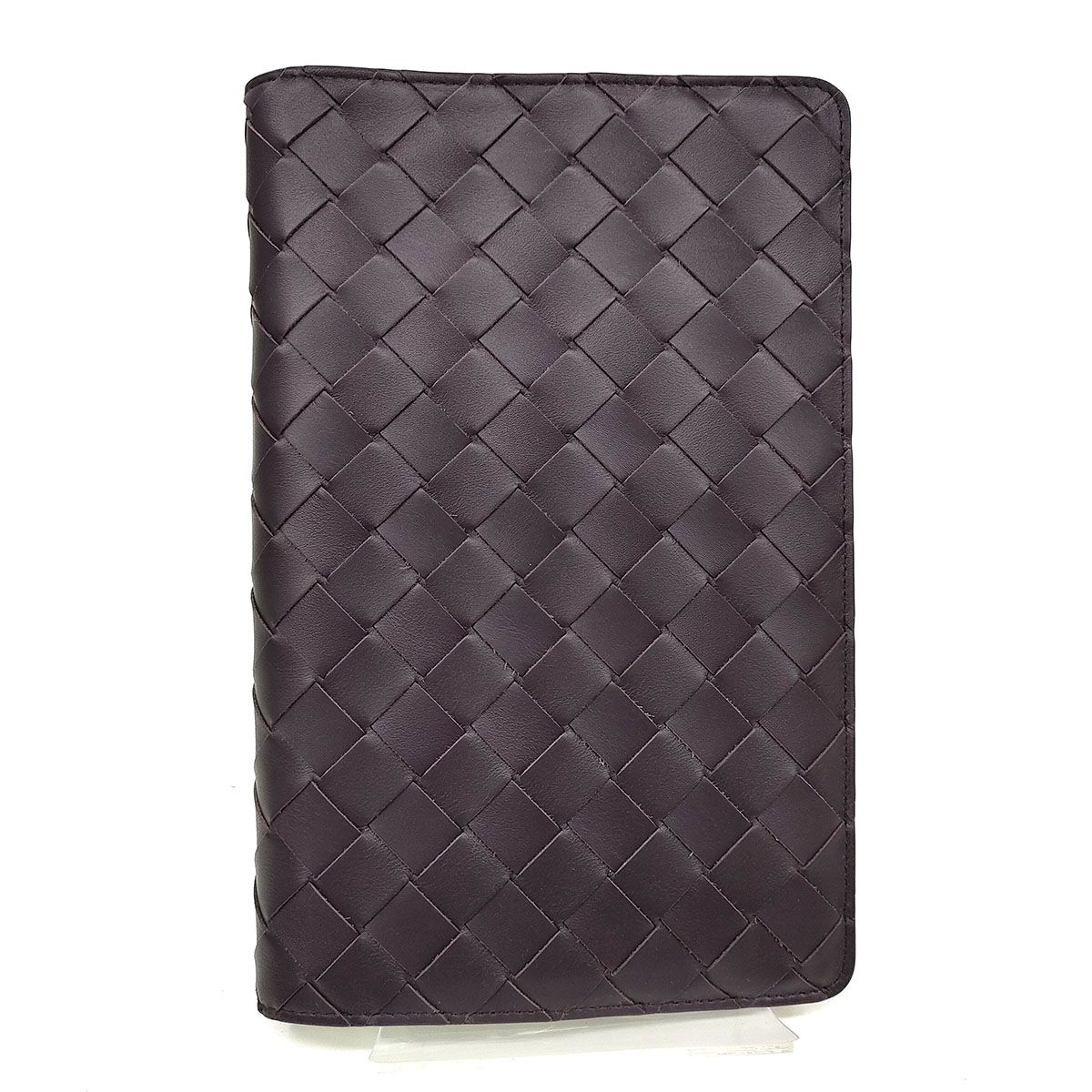 BOTTEGAVENETA ボッテガヴェネタ イントレチャート ノートカバー 手帳カバー レディース レザー ワインレッド