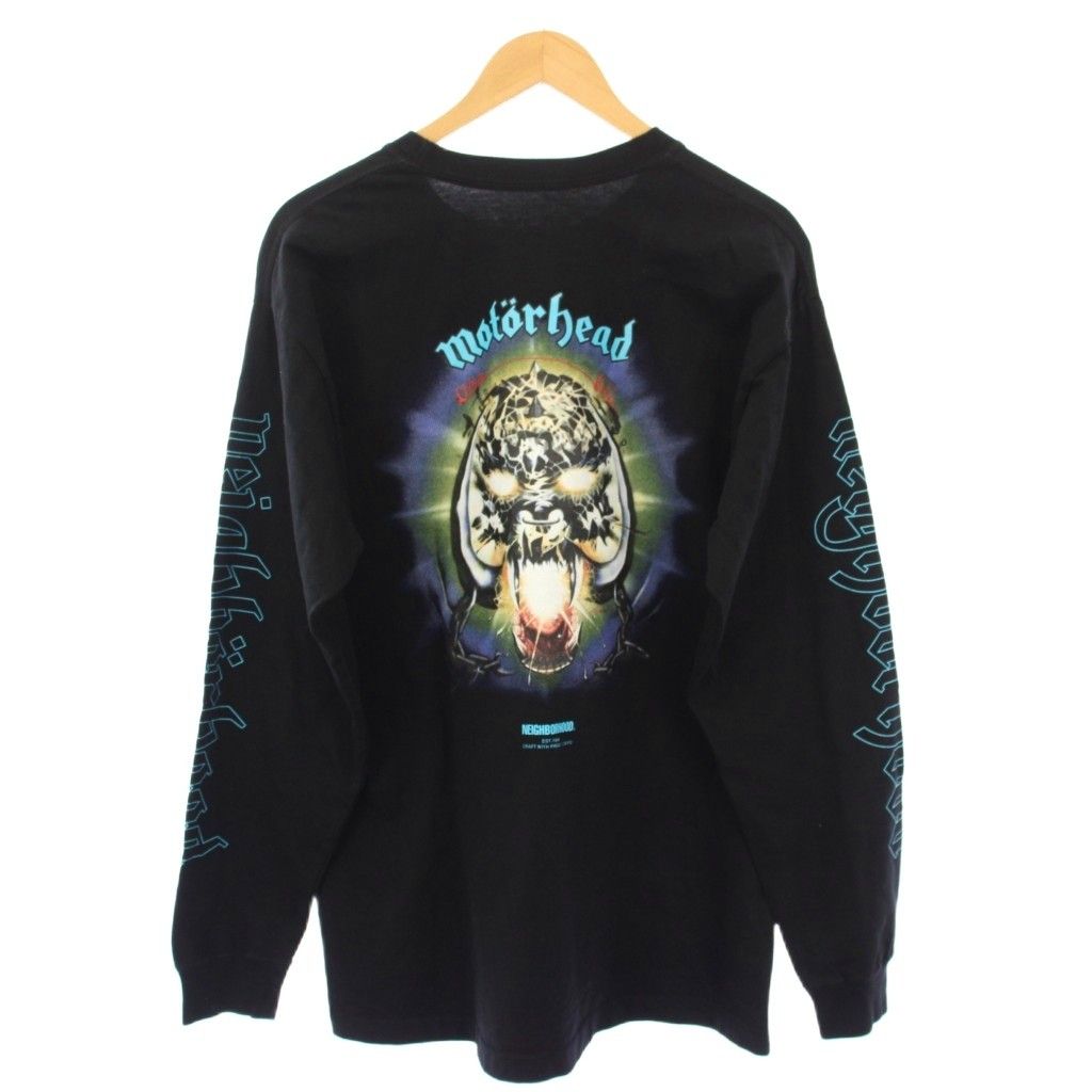 ネイバーフッド NEIGHBORHOOD motorhead L|S TEE ロングスリーブTシャツ カットソー 長袖 M 黒 |KH