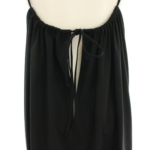 cabanブラック キャミワンピース ロングワンピース CABaN マキシワンピース黒