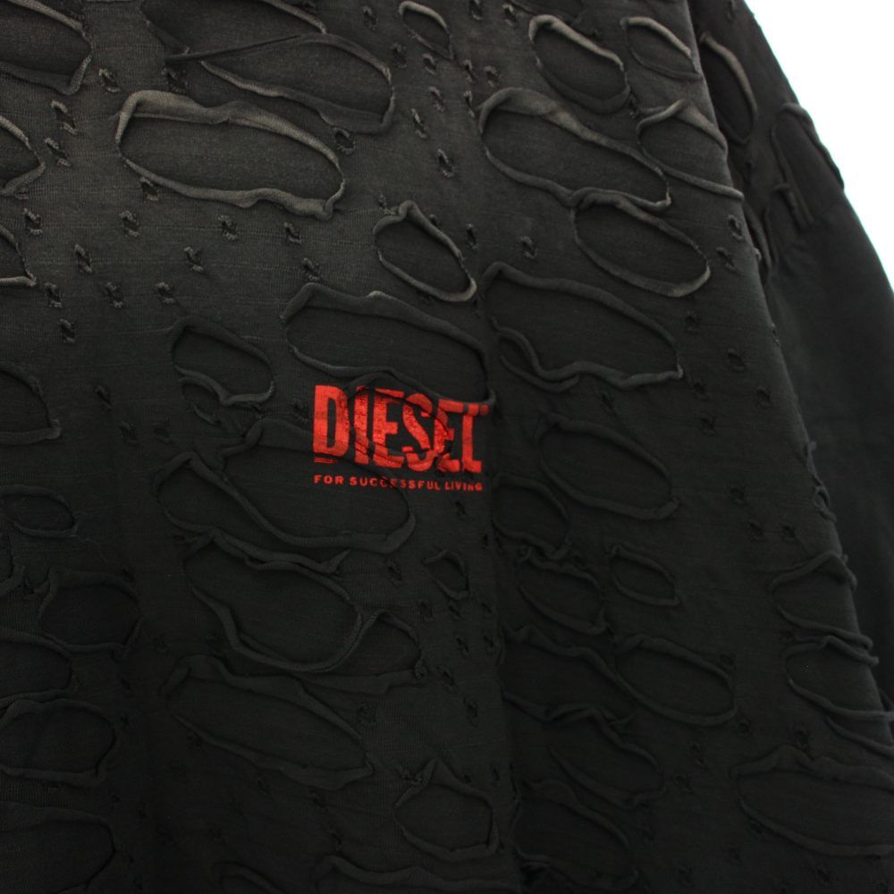 ディーゼル DIESEL タグ付き Tシャツ カットソー 半袖 デストロイ加工