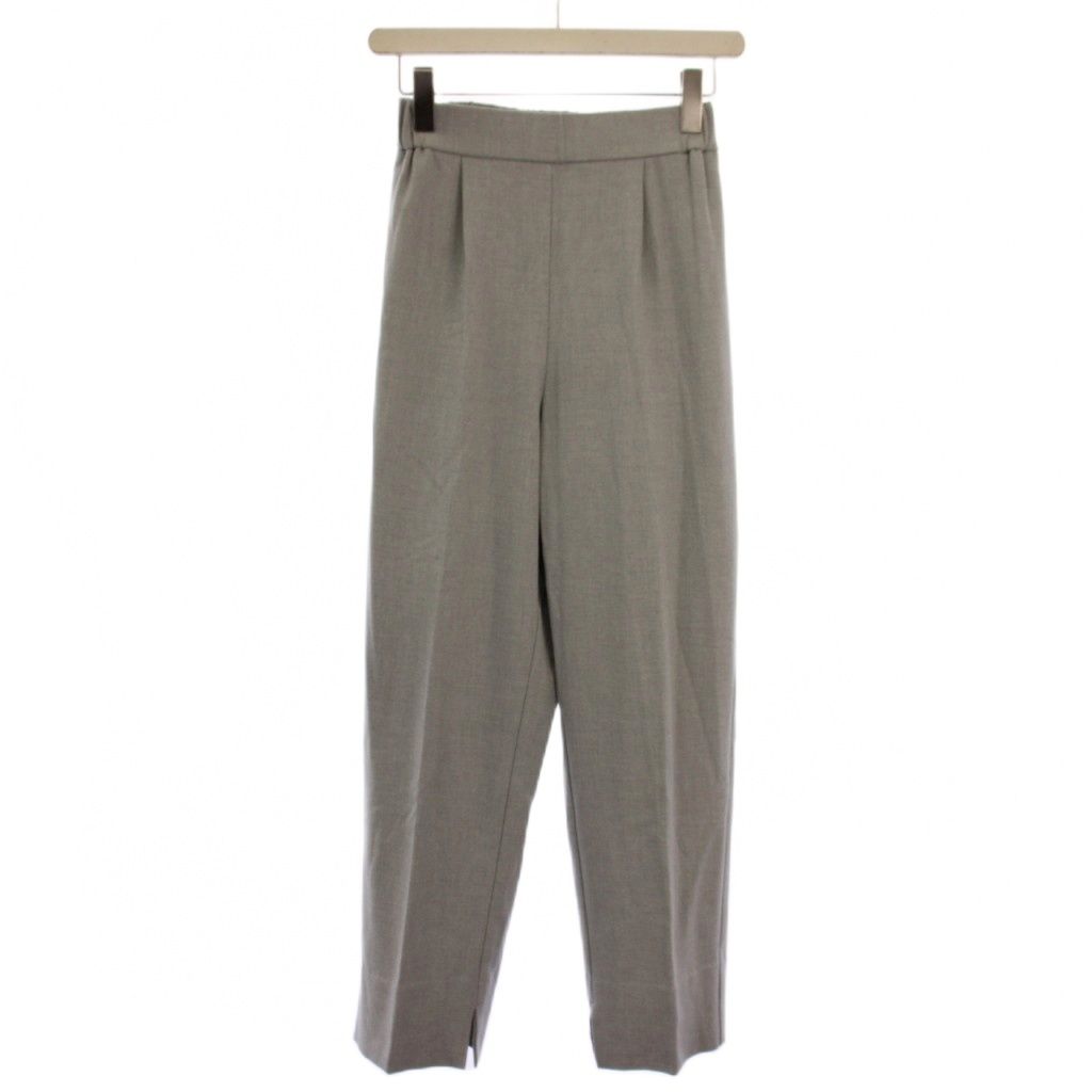 ヨリ yori ウォーム裏起毛ハンサムパンツ 34 グレー YR 22-23139 AW |BM