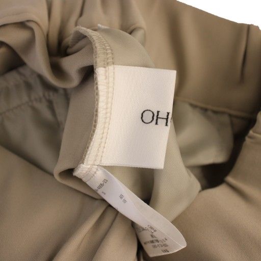 オーガ OHGA マシュマロパンツ スラックスパンツ S ベージュ OHGA-4005