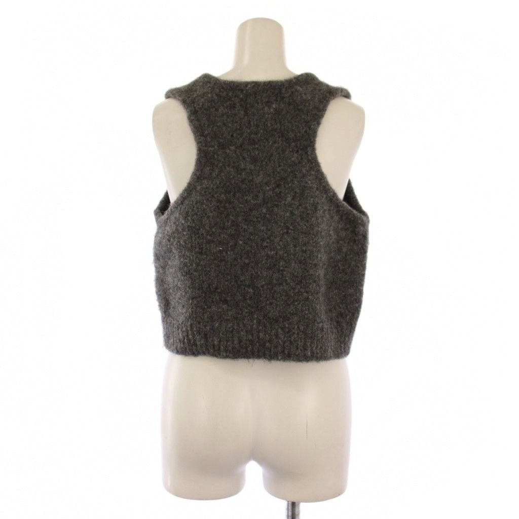 マチャット MACHATT ニット ベスト プルオーバー ウール グレー /BM