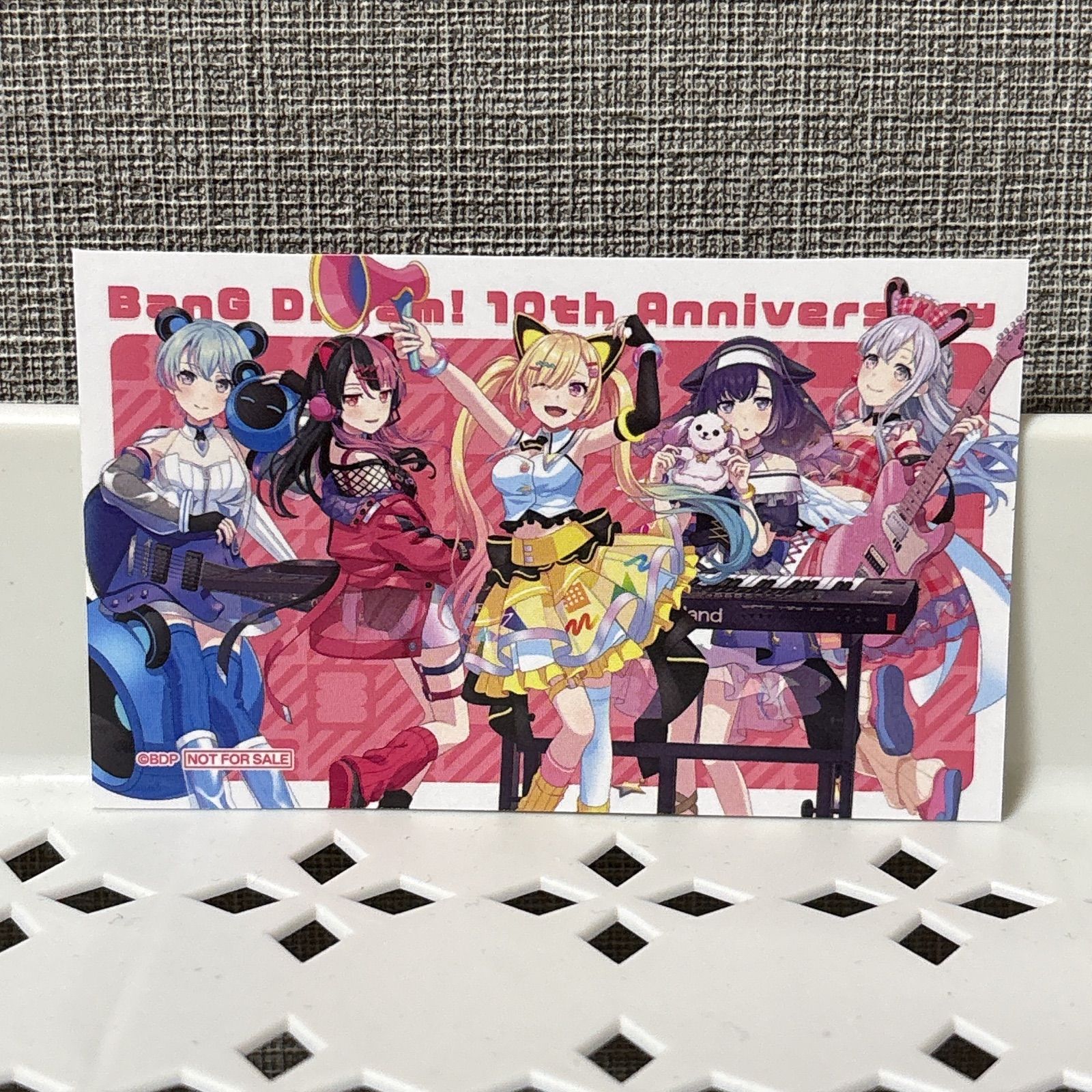 バンドリ 10th Anniversary 記念 POPUP 特典 ステッカー 夢限大みゅー