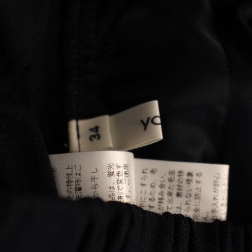  ヨリ yori ウォーム裏起毛ハンサムパンツ 34 紺 YR 22-23139 AW |BM パンツ レディース