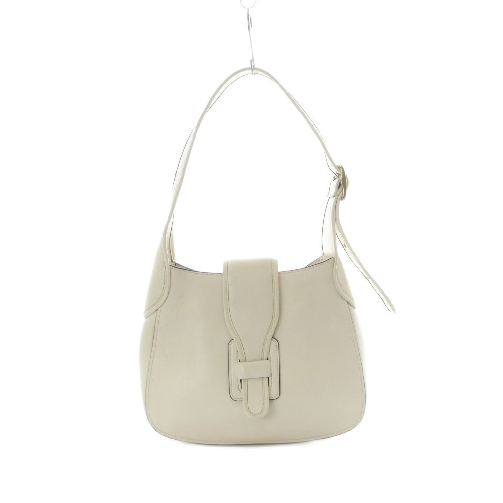 コーチ COACH レザー クーリエ ミディアム ホーボー ショルダーバッグ ハンド 白 ホワイト 88349 |RI OS