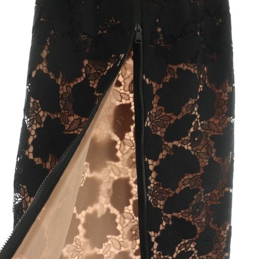 ヌメロヴェントゥーノ N°21 総レース スカート ロング タイト 36