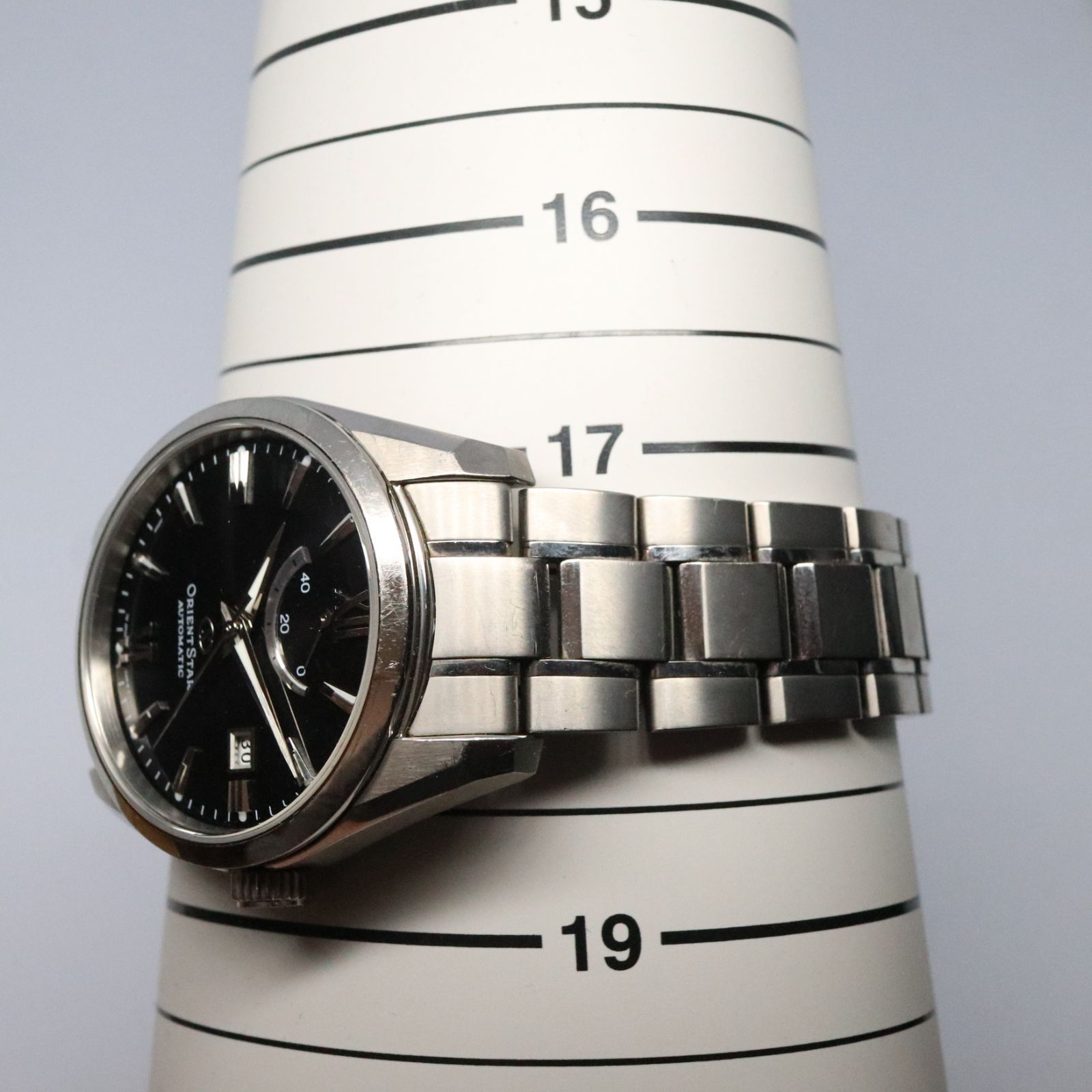  稼働品 ORIENT STAR オリエントスター アーバンスタンダード Titanium ブラック 自動巻き 自動巻き時計 腕時計(アナログ)