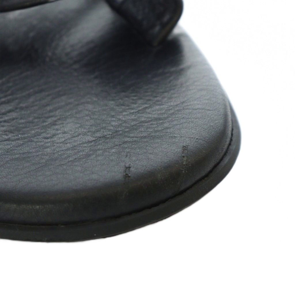 アイランドスリッパ ISLAND SLIPPER サンダル レザー 8 26cm 黒