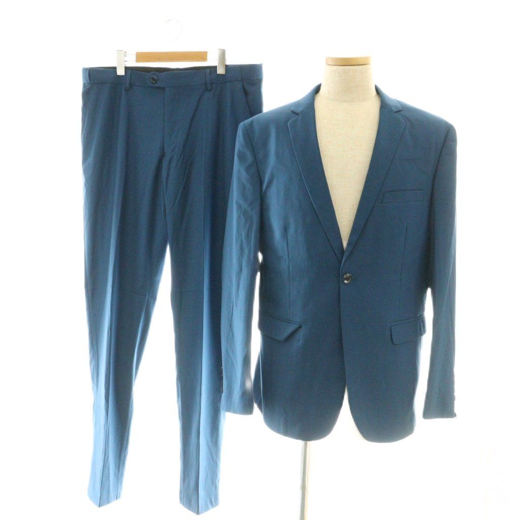 クラウドスタイル Cloudstyle スーツ 1 Bセットアップ テーラードジャケット パンツ 2 XL ブルー |DF OS AD