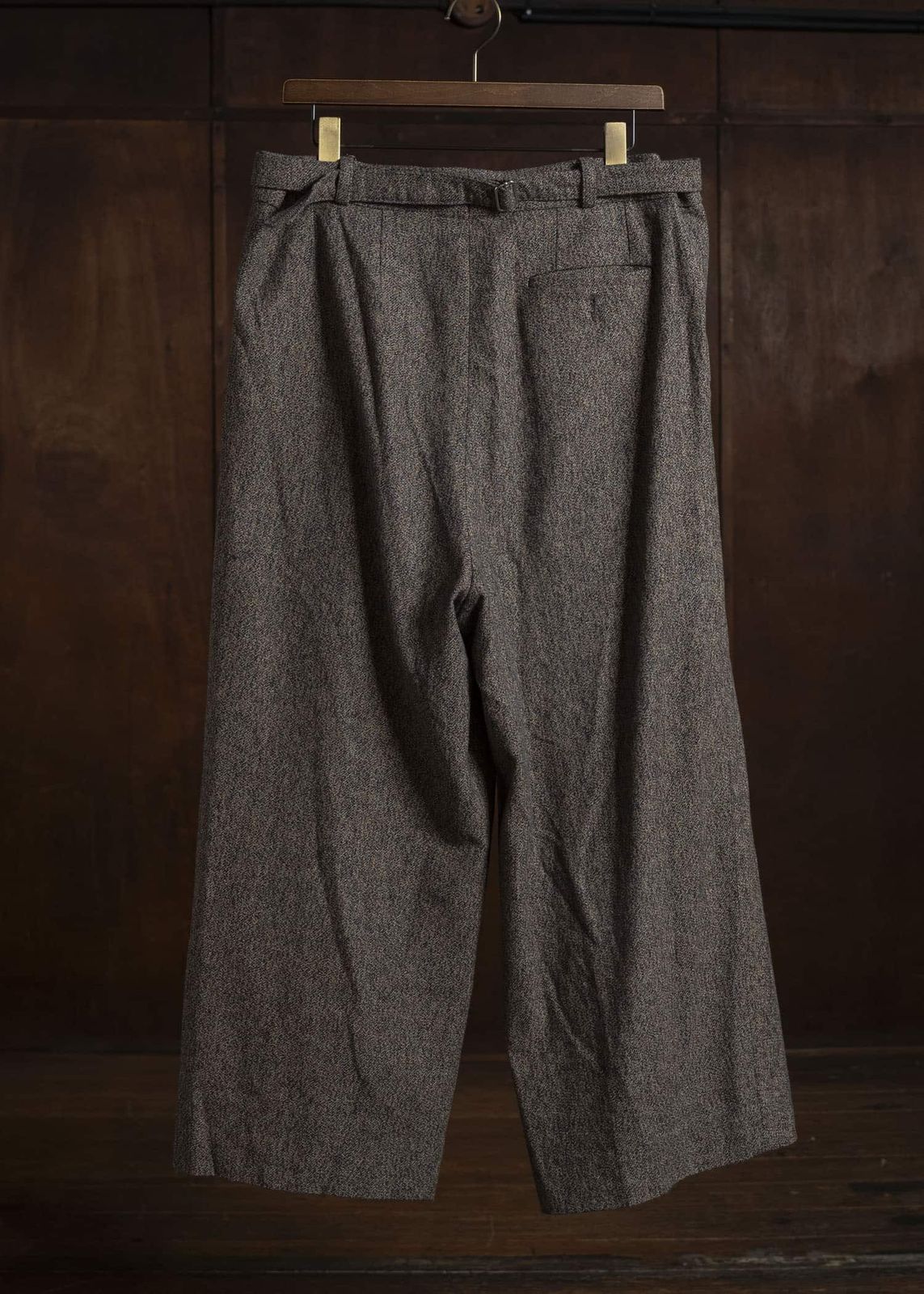 FRANKLEDER フランクリーダー コットンワークワイドパンツ チノパンツ