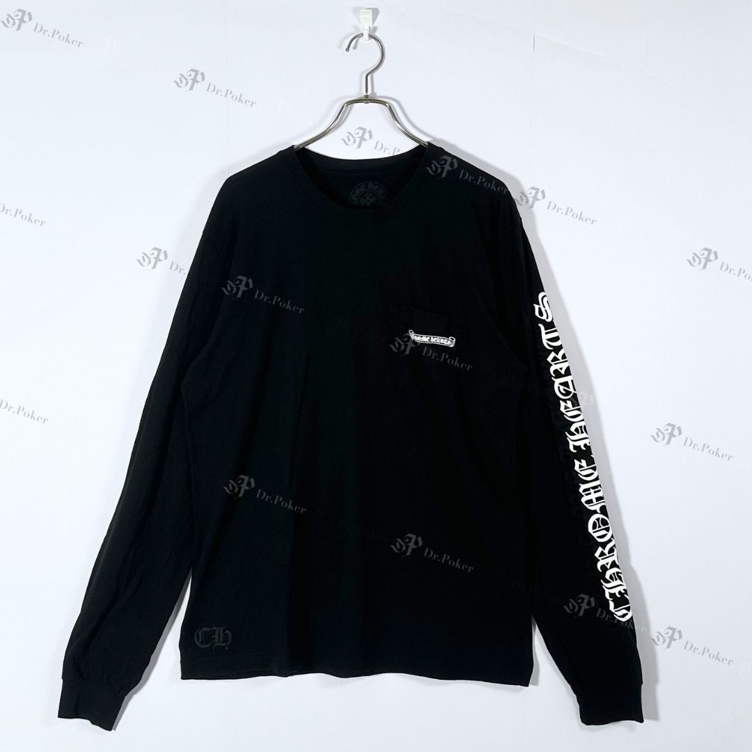 極美品】Chrome Hearts Scroll Label Logo L/S T-Shirt - メルカリ