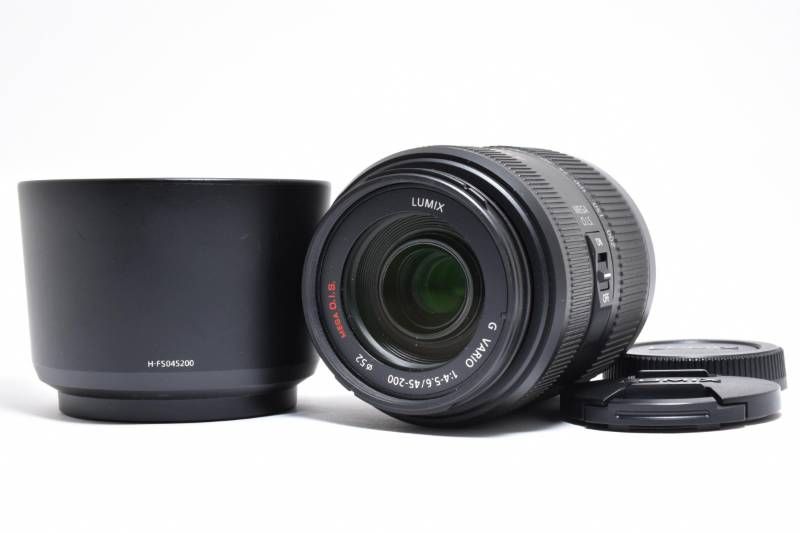 実用外観 Panasonic パナソニック G VARIO 4-5.6 45-200 mm H- AFレンズ 3988-2