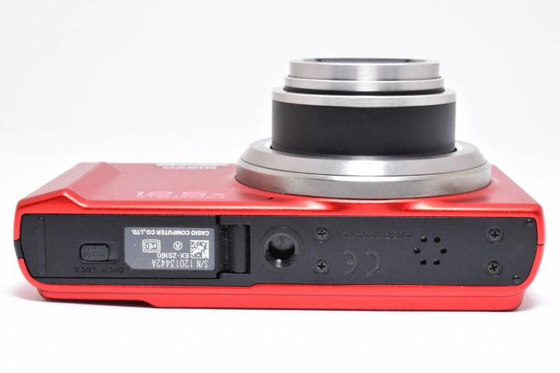実用品】Casio カシオ EXILIM EX-ZS160 赤 レッド SDカード8GB付き