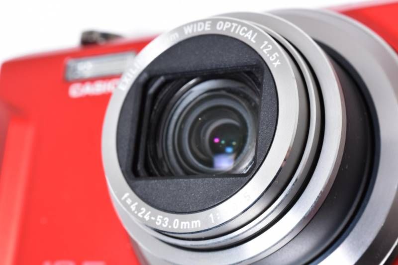 実用品】Casio カシオ EXILIM EX-ZS160 赤 レッド SDカード8GB付き