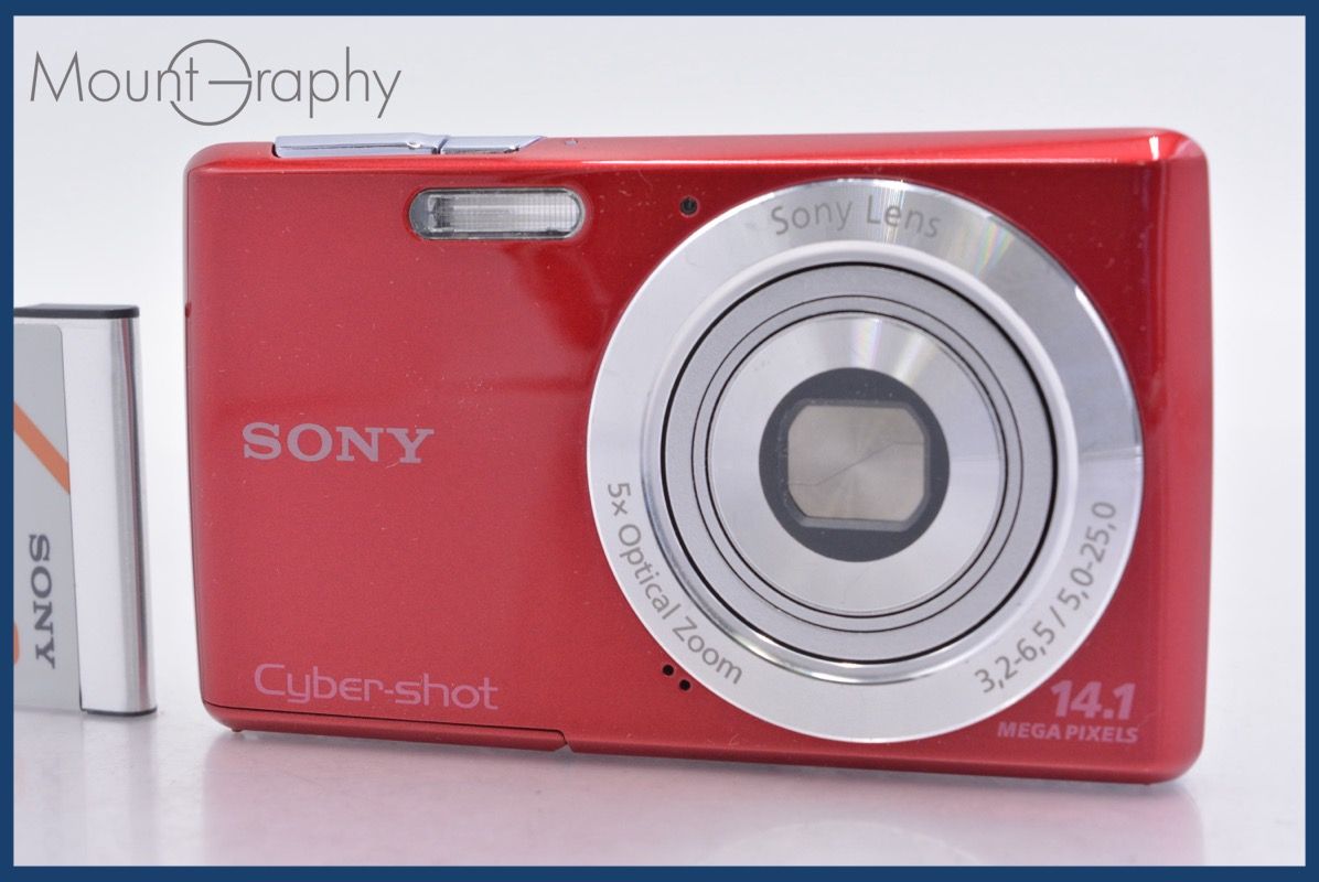 上 ソニー SONY Cyber-shot DSC-W 620 5 x バッテリー付属 同梱無料 mj 7972