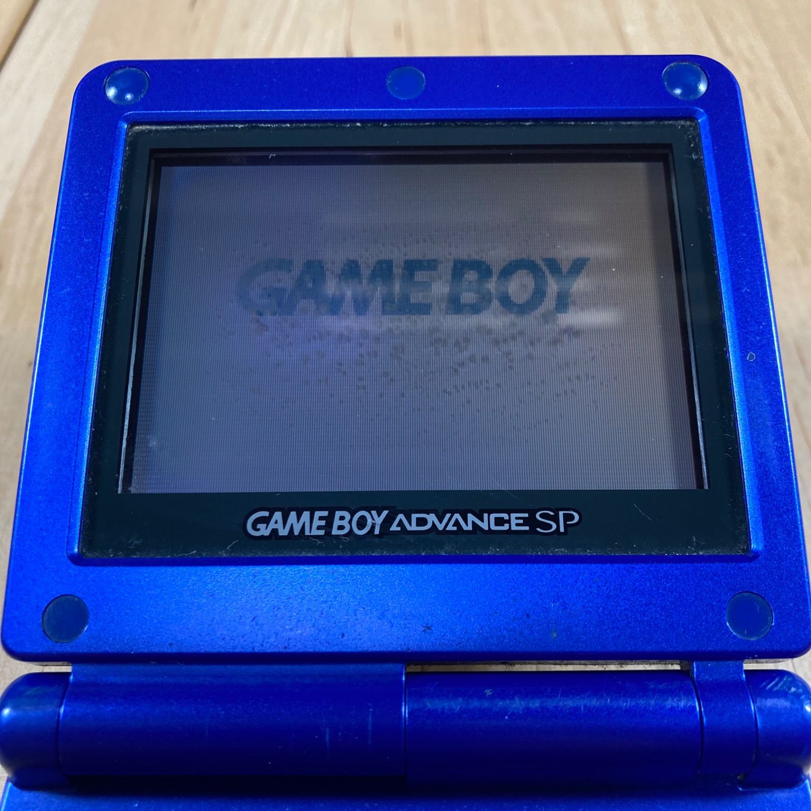  ゲームボーイアドバンスSP ブルー 画面難あり 本体(SP) ゲームボーイアドバンス