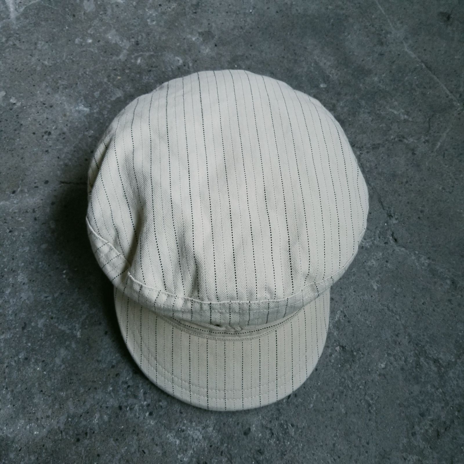 RRL ストライプキャスケット　L RRL ストライプ キャスケット L レザー 帽子 ワーク キャップ RRL