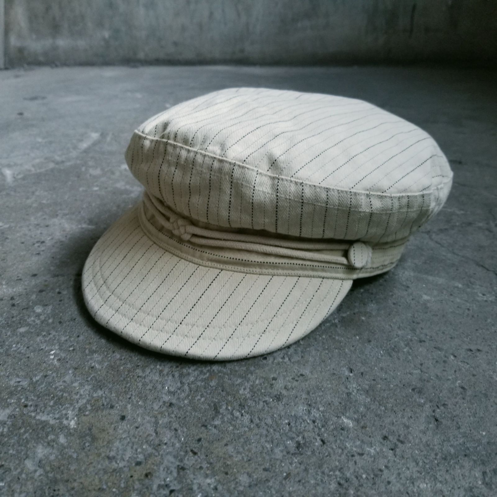 RRL ノーティカル ストライプド ツイル キャップ L/XL ダブルアール