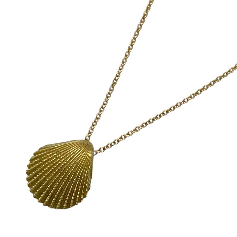 ティファニー TIFFANY＆CO シェルモチーフネックレス ゴールド 750 ジュエリー