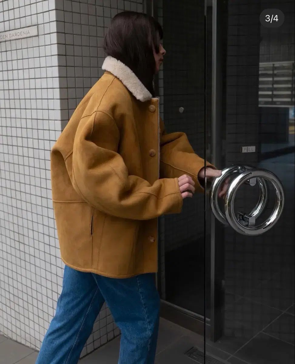 スウェード ムートン ジャケット 르917