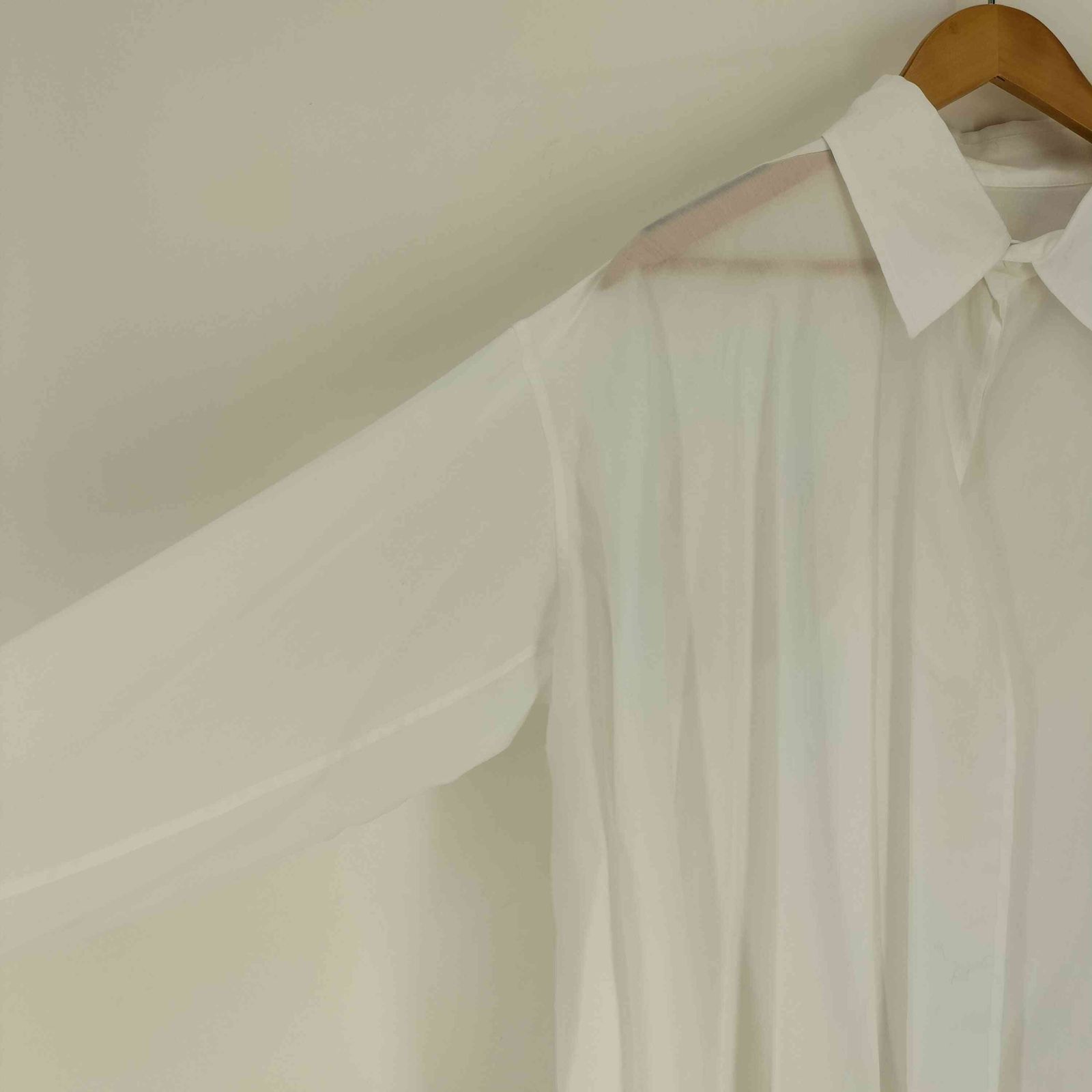 ヨウジヤマモト Yohji Yamamoto 25SS CELLULOSE LONG ASYMMETRY BLOUSE