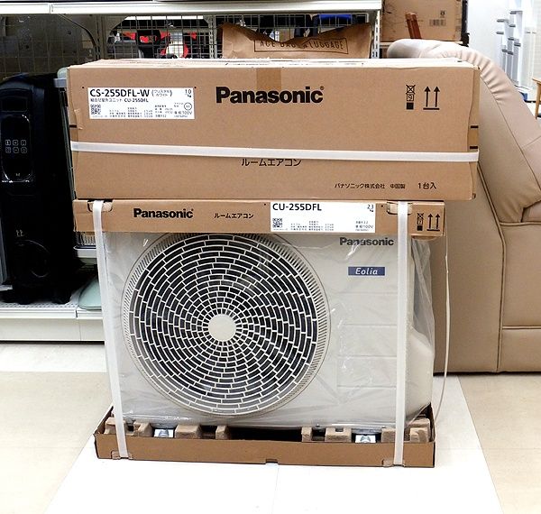 Panasonic パナソニック ルームエアコン エオリア CS-255 DFL-W クリスタルホワイト 冷房10畳|暖房8畳まで モデル