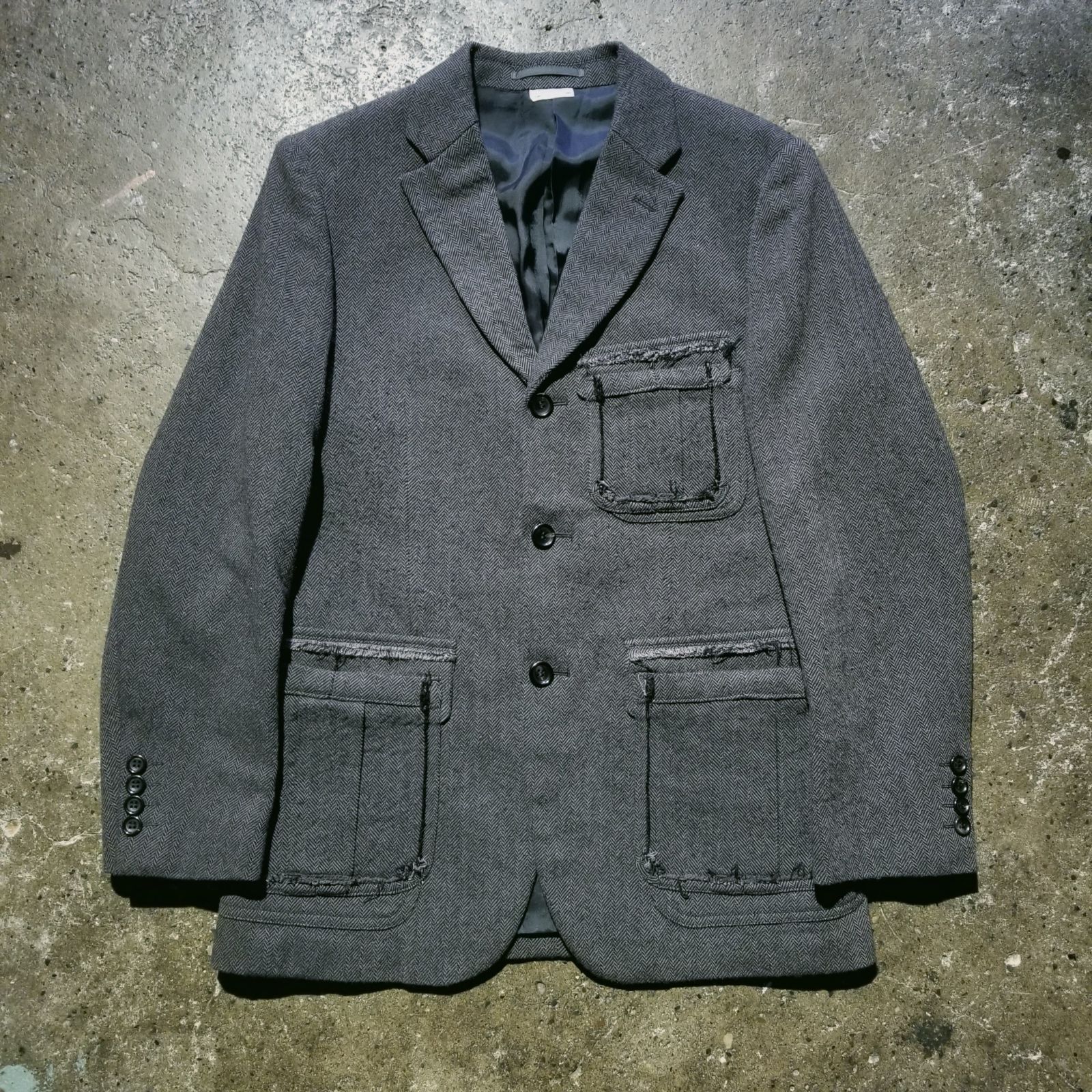 COMME des GARCONS HOMME DEUX 23aw ヘリンボーン 再構築