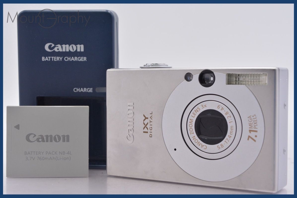 ☆極上美品☆ キヤノン Canon IXY DIGITAL 10 Ai AF 3x バッテリー